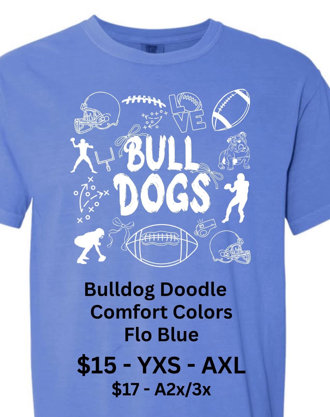 Vancleave Bulldogs Doodle Shirt (Youth)