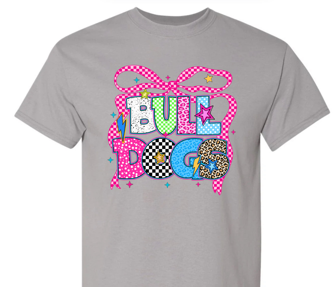 Bulldog Checkered w/Bow (Youth)