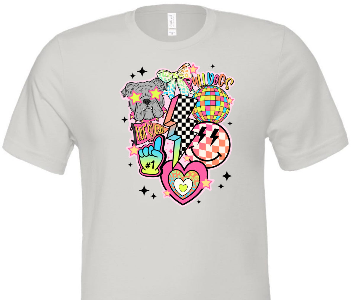 Bulldog Neon Lightning Bolt (Youth)