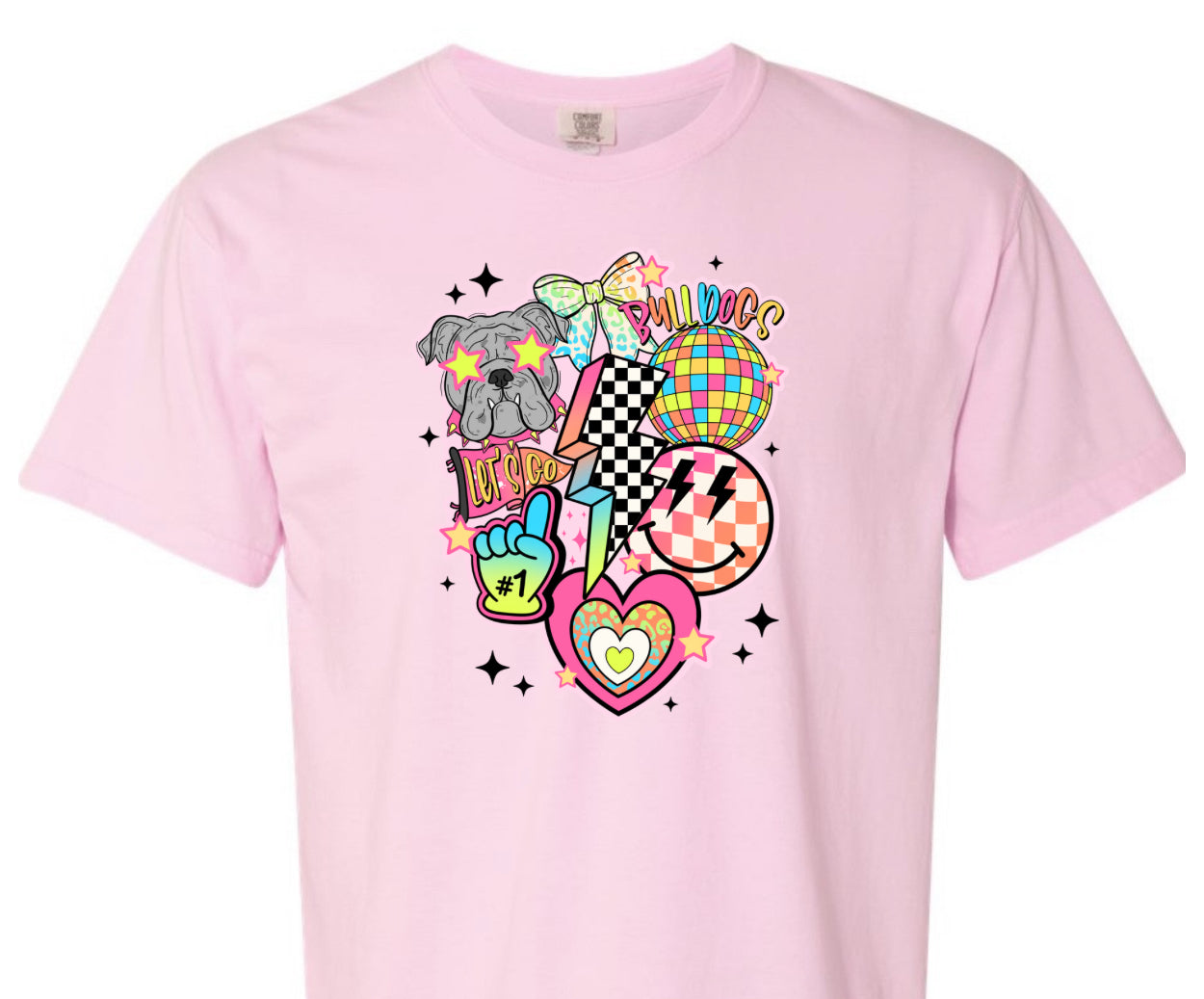 Bulldog Neon Lightning Bolt (Youth)