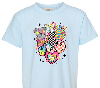 Bulldog Neon Lightning Bolt (Youth)