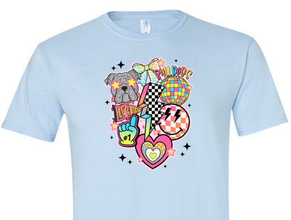 Bulldog Neon Lightning Bolt (Youth)