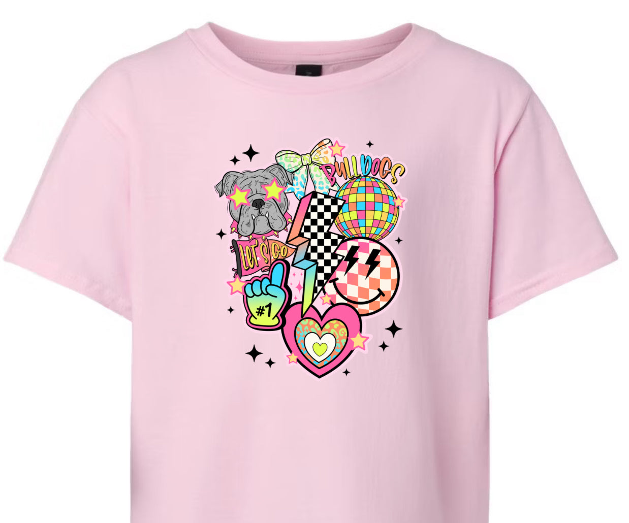 Bulldog Neon Lightning Bolt (Youth)