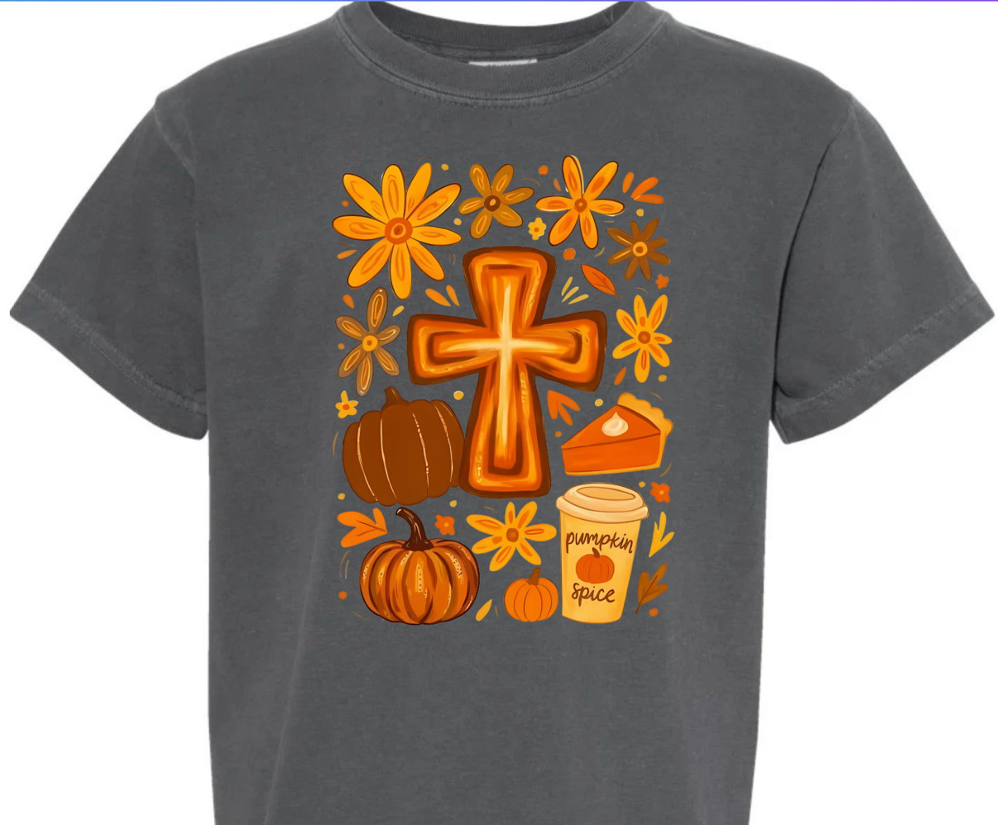 Boho Cross and Pumpkins (Youth)