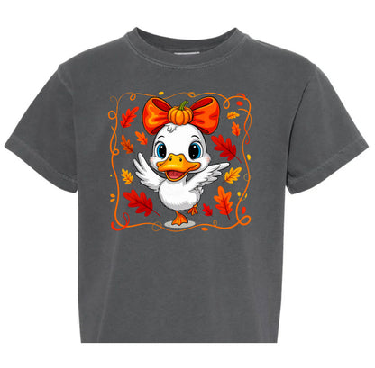 Fall Duck with Pumpkin Bow (Youth)