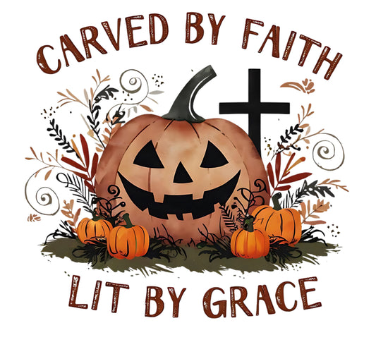 Carved by Faith Lit by Grace (Adult)