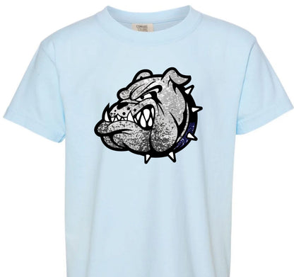 Faux Sequin Bulldog Head (Adult)