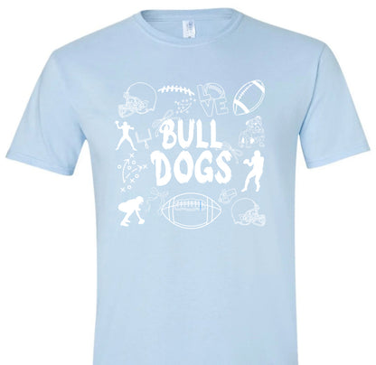 Vancleave Bulldogs Doodle Shirt (Youth)