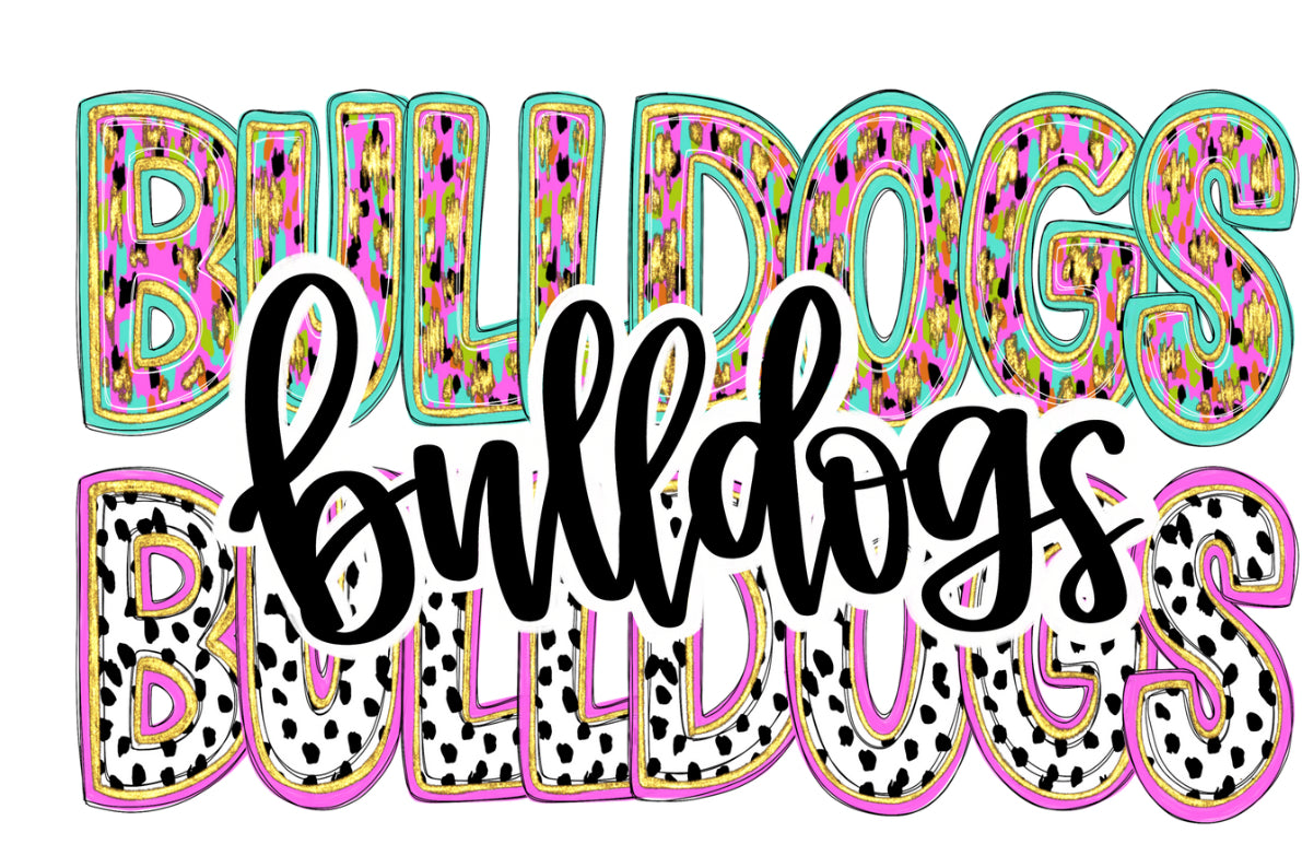 *SALE ITEM Stacked Bulldogs 3 layers