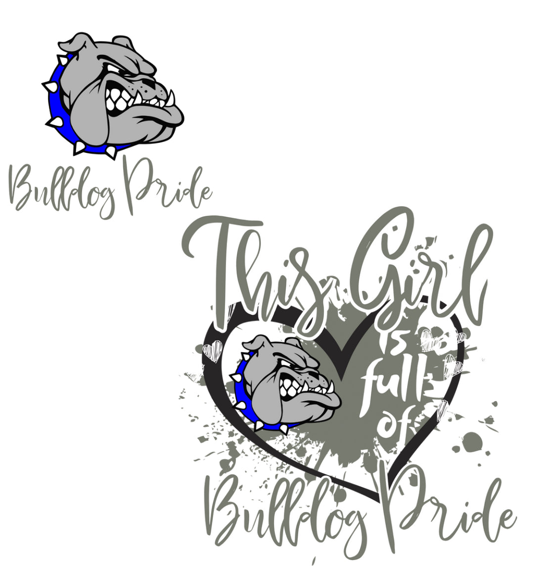 *SALE ITEM Full of Bulldog Pride Front/Back Design
