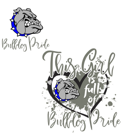 *SALE ITEM Full of Bulldog Pride Front/Back Design