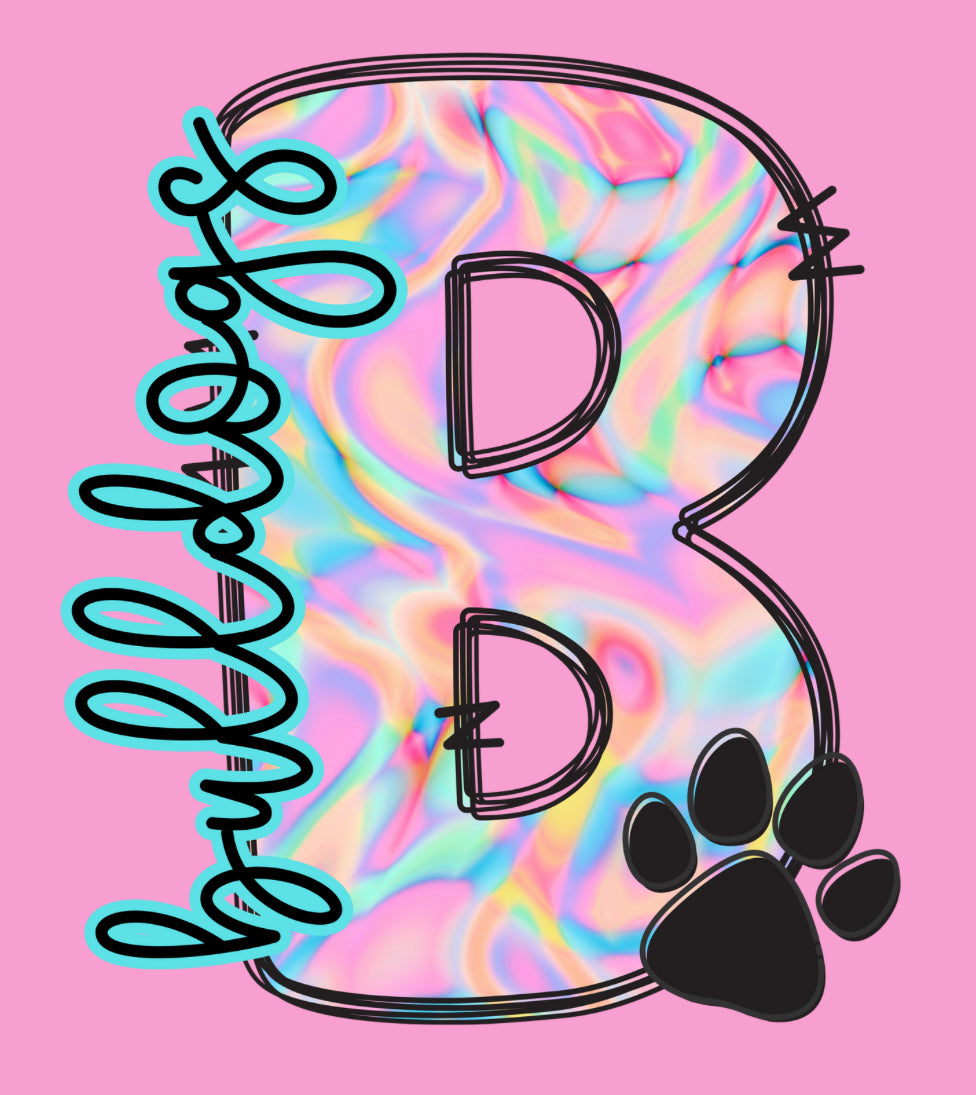 Watercolor Big B Bulldogs (Adult)