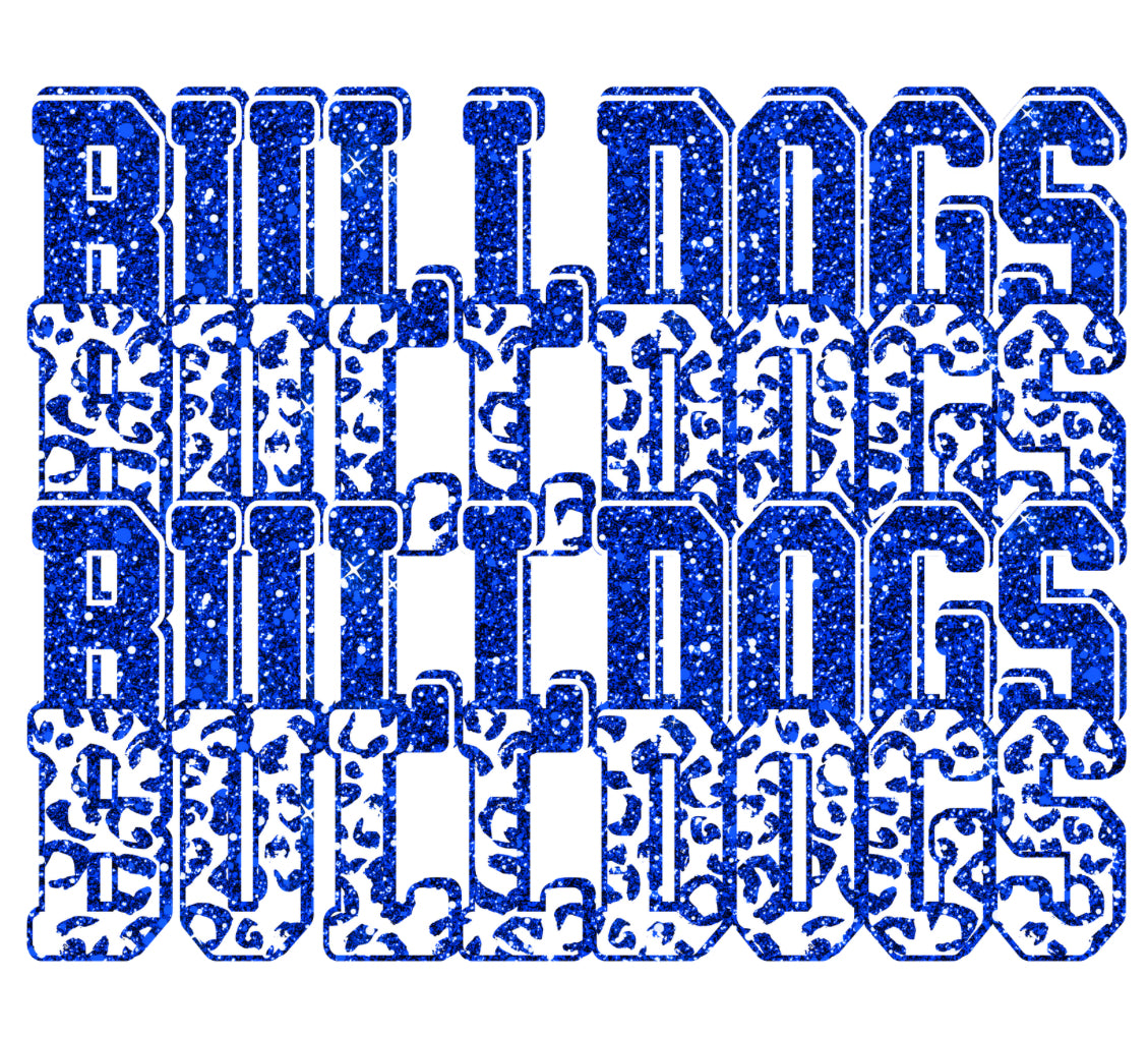 Stacked Glitter Bulldogs (Youth)