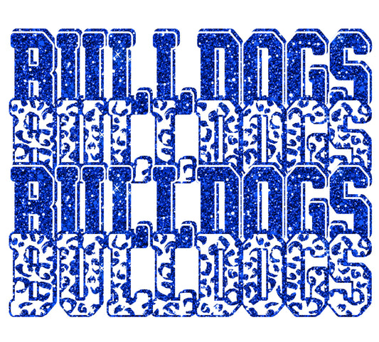 Stacked Glitter Bulldogs (Youth)