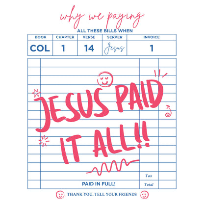 Christian Designs (to be paired with a blank shirt)