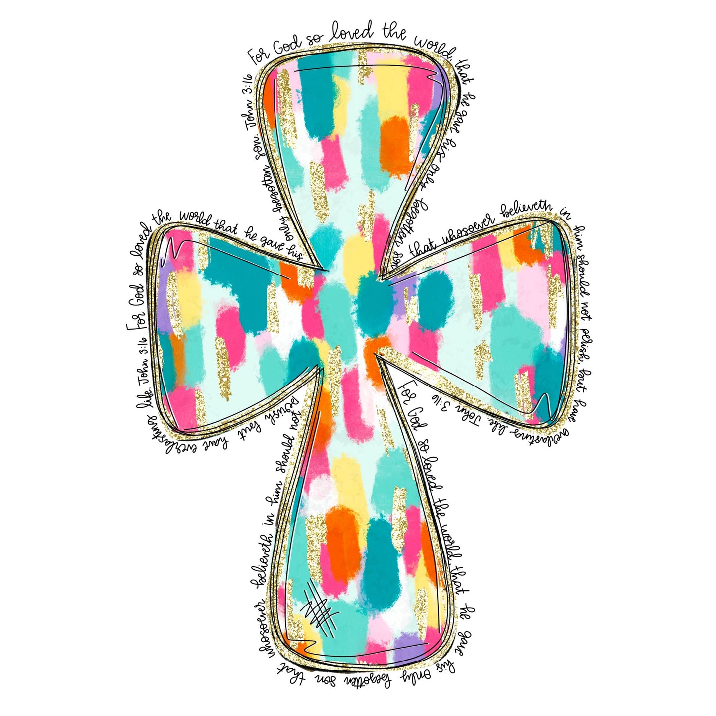 Christian Designs (to be paired with a blank shirt)