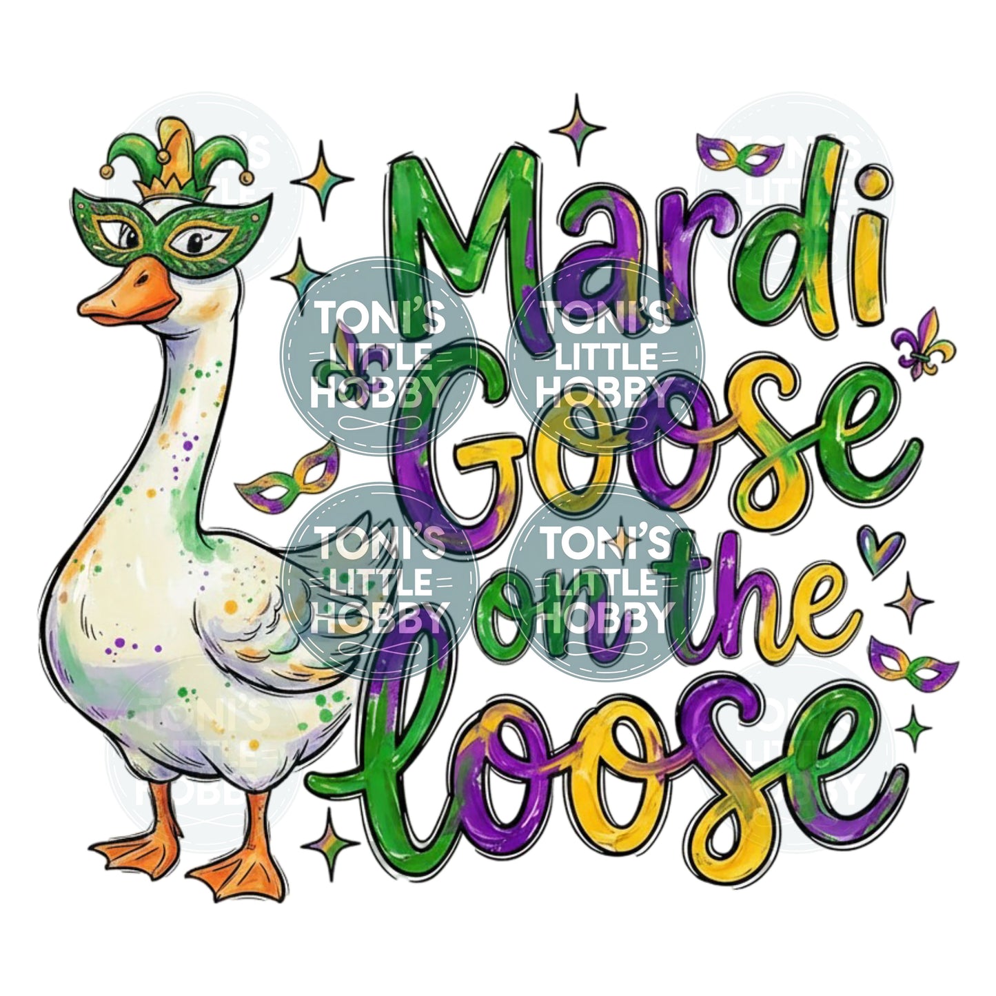Mardi Gras Goose on the Loose