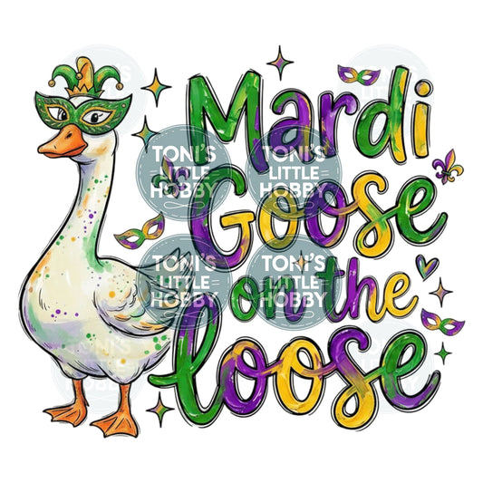 Mardi Gras Goose on the Loose