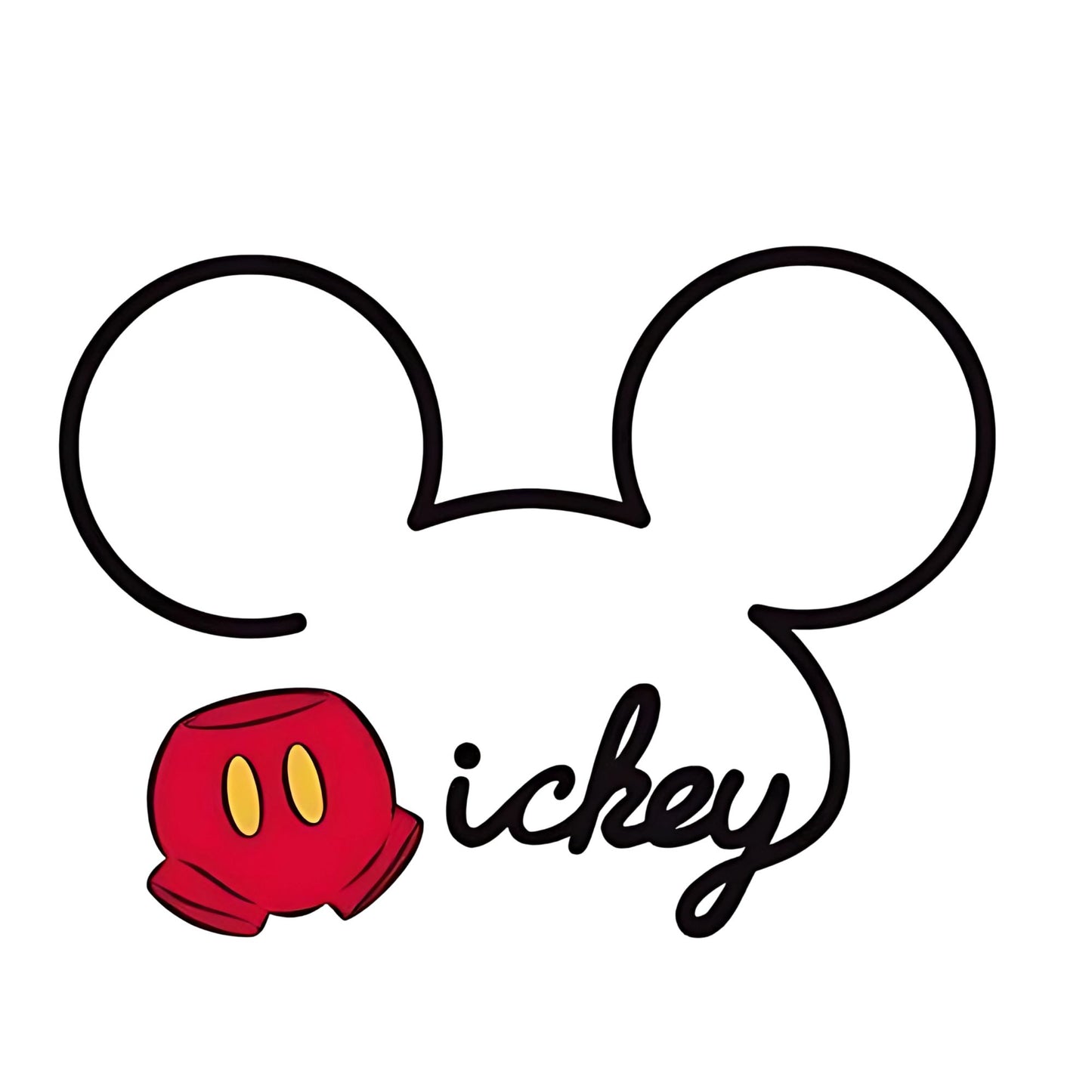 Disney Designs (to be paired with a blank shirt)