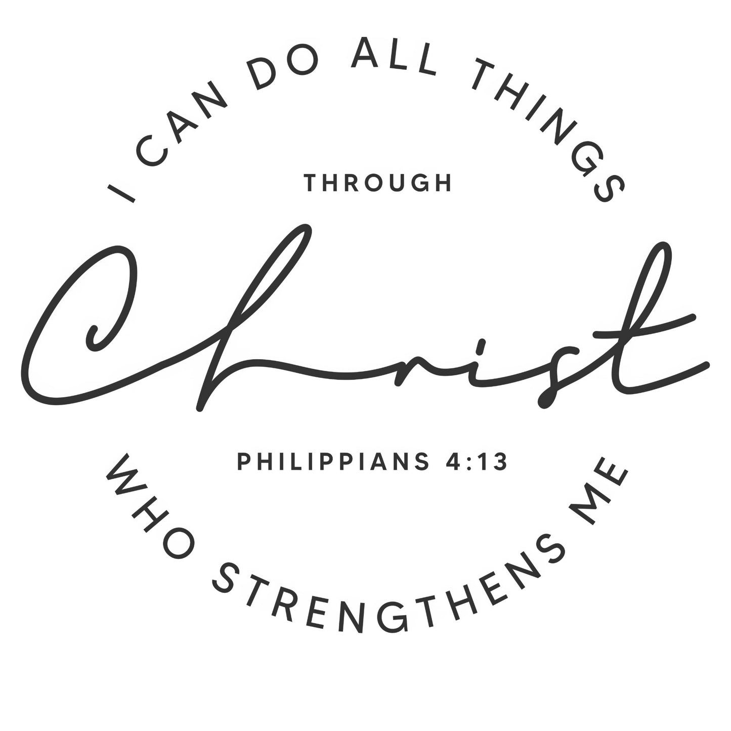 Christian Designs (to be paired with a blank shirt)